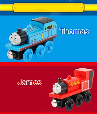 Thomas And Friends Juguete Tren Magnético Modelo De Madera Juguetes Anime Lori Mainan Budak (2)
