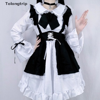 Vestido Lolita Para mujer/Vestido de Anime Para camarera Lolita/disfraz Cosplay