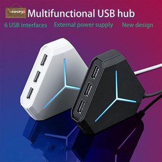 VICENORY Ports USB Multi-Interface HUB Converter Expander Accessories Reader Adapter Computer/Multicolor