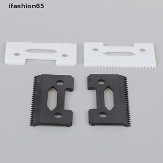 ifashion65 2 piezas de 2 agujeros de dientes escalofriantes de cerámica móvil cuchilla inalámbrica clipper cuchilla reemplazable cl