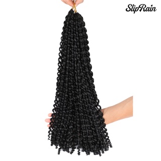 ✉Bboheim 45cm Twist Crochet trenzas onda de agua rizado ondulado peluca extensión de pelo sintético (2)