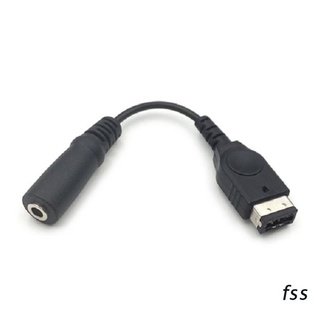 fss. cable adaptador profesional gba sp, cable de auriculares de 3,5 mm para gameboy advance gba