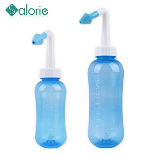 salorie 1set 500/300ml limpiador nasal limpiador nariz protector limpia hidrata niño adulto neti olla