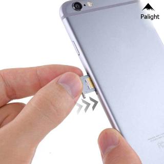 Pa 10pcs Slim Sim tarjeta bandeja Pin Eject herramienta de eliminación de agujas abridor de agujas eyector para la mayoría de Smartphone (2)