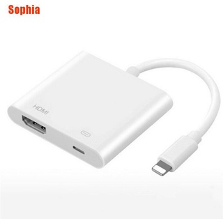 [Sophia] Lightning Digital AV adaptador de 8 pines Lightning a HDMI Cable para iPhone 8 7 X iPad (6)