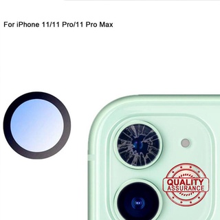 cubierta de vidrio para lente de cámara trasera w adhesivo de repuesto pro set para apple 11 iphone i9b4