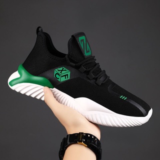 COD Estilo Coreano De Los Hombres Deportes Zapatos Para Correr Para Transpirables Casuales Zapatillas De Deporte [no box] M10 (1)