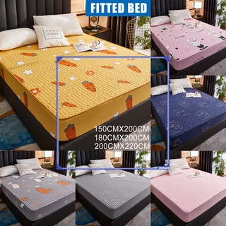 Protector de colchón impermeable a prueba de polvo a prueba de polvo acolchado espesar sábana de cama cálida colcha