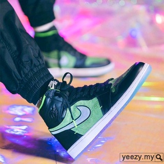 Nike Nike Air Jordan 1 High Zoom " Rage Green " Deportes Zapatos De Baloncesto # CK6637-300 (2)