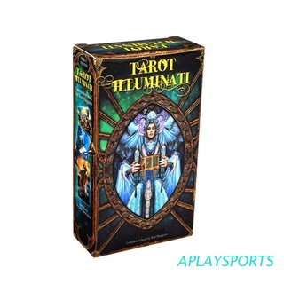 aplaysports tarot illuminati kit 78 cartas de adivinación destino familia juego de mesa oracle cartas de juego