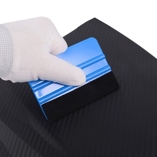 Kit de rascador de tinte de ventana herramientas de envoltura de vinilo cuchillas cortador de fieltro (9)