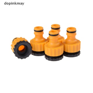 dopinkmay 5x abs manguera de jardín tubo de agua conector tubo adaptador de grifo 1/2" y 3/4" cl