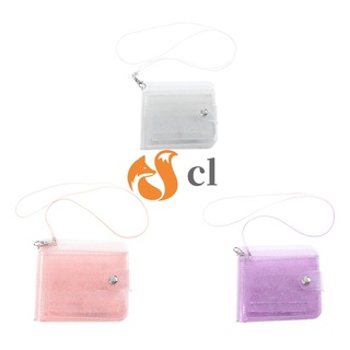 Dorio - monedero transparente para mujer, PVC, transparente, corto, monedero, tarjetero