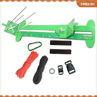 paracord pulsera maker jig kit trenzado tejido cordón herramienta de punto