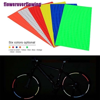 Ffbr calcomanía reflectante Fluorescente Para llanta De Bicicleta/Ciclismo/rueda De llantas Fbb