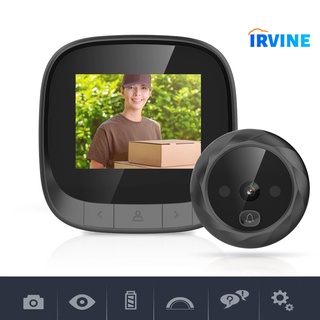 Irvn Smhl cámara De seguridad De visión nocturna inteligente con pantalla De 2.4 pulgadas