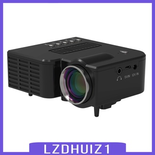 Mini proyector Portátil negro con cable de mano 1920x1080p Para oficina y hogar