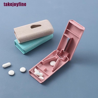 TAK 3 colores vitamina medicina píldora caja organizador Tablet contenedor corte drogas gloria
