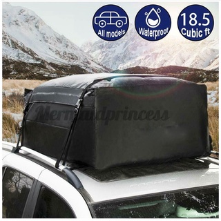 durable impermeable coche bolsa de techo suv van rack superior portador de carga de viaje de almacenamiento de equipaje 106*90*50cm (2)