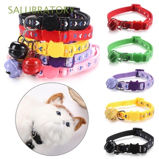 Collares Ajustables Salubratorios Para Gatos/Cachorro/Amor/Corazón/Collar De Perro/Suministros Para Mascotas/Hebilla/Accesorios Campana Colgante Multicolor