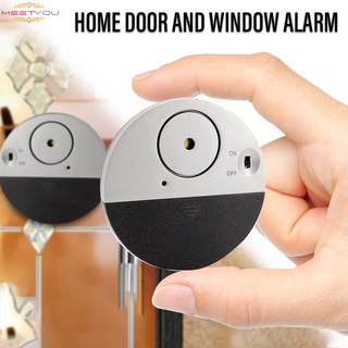 alarma antirrobo ultra-delgada ventana alarma con sensor de vibración de seguridad del hogar inalámbrico para ventana de puerta