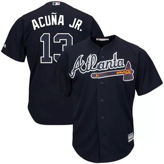 Camiseta De Béisbol Atlanta Warriors # 13 Acuna Jr MLB