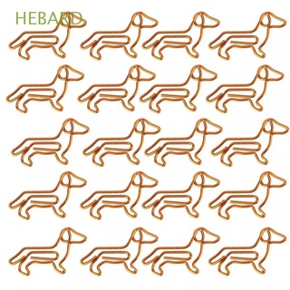 hebard lindo clips de papel de dibujos animados de oro clip de papel dachshund abrazaderas de papel personalización creativa en forma de animal en forma de animal dorado