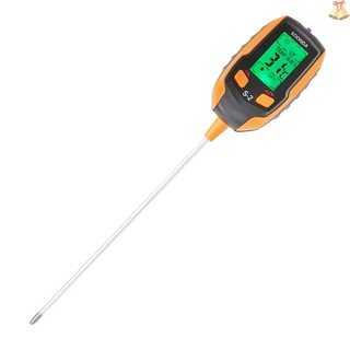 5 en 1 probador de suelo multifuncional Detector de suelo medidor de humedad medidor de pH temperatura suelo/ambiente humedad luz solar intensidad probador de pH (1)