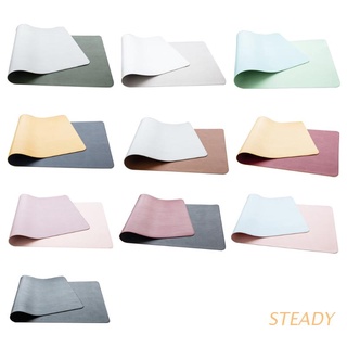 STEADY Non-Slip Large Mouse Pad,PU Leather Laptop Desk Pad, Waterproof Desk Writing Pad