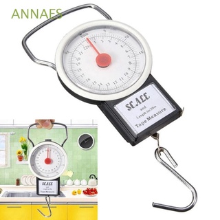 ANNAES 22kg Luggage Scale Portable Hanging Hook Weighing Scales Mini Suitcase Multifunction Balance Baggage High Quality Kitchen Fish Measurement