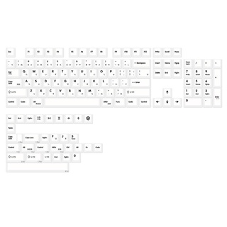 Wu PBT 135 Key Cherry Profile DYE-Sub japonés teclado minimalista teclado gorra