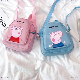 [idealhousehb] peppa pig hombro bolsa de hombro mochila cartera bolsa escolar niñas slingbag