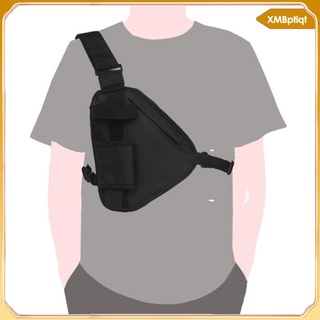bolsa de pecho de tela oxford con correas ajustables para exteriores