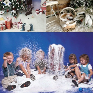 ❀ Snow Flake Super Absorbant Decor Fake Magic Instant Snow Fluffy For Christmas Wedding White Snow Decoration w