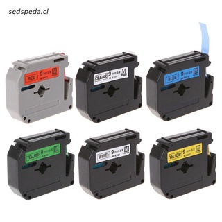 sed Label Tape Printer Ribbon 9mm Width MK Series For Brother P-touch Label Maker