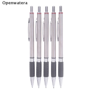 Openwatera lápices mecánicos automáticos de metal de 2.0 mm simple titular de plomo papelería escolar mi (1)