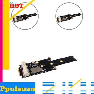 <COD> Mini PCI-E to NGFF M.2 Key M A/E Adapter Converter Card with SIM Slot Power LED (1)