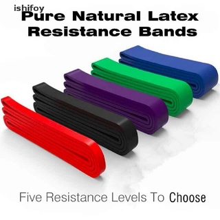 ishifoy nuevas bandas de resistencia natural de látex loop pull up assist band ejercicio gimnasio fitness cl (1)