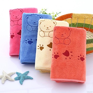 BabyTowels toalla de dibujos animados Animal impresión de corazón toalla absorbente secado trajes de baño bebé toallas de algodón lindo BathTowel niños toallas