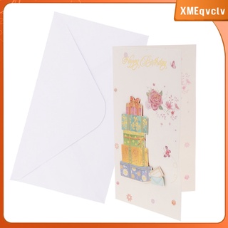 6pcs Greeting Card Happy Birthday Cards Box Set Kids Birthday Party Supplies
