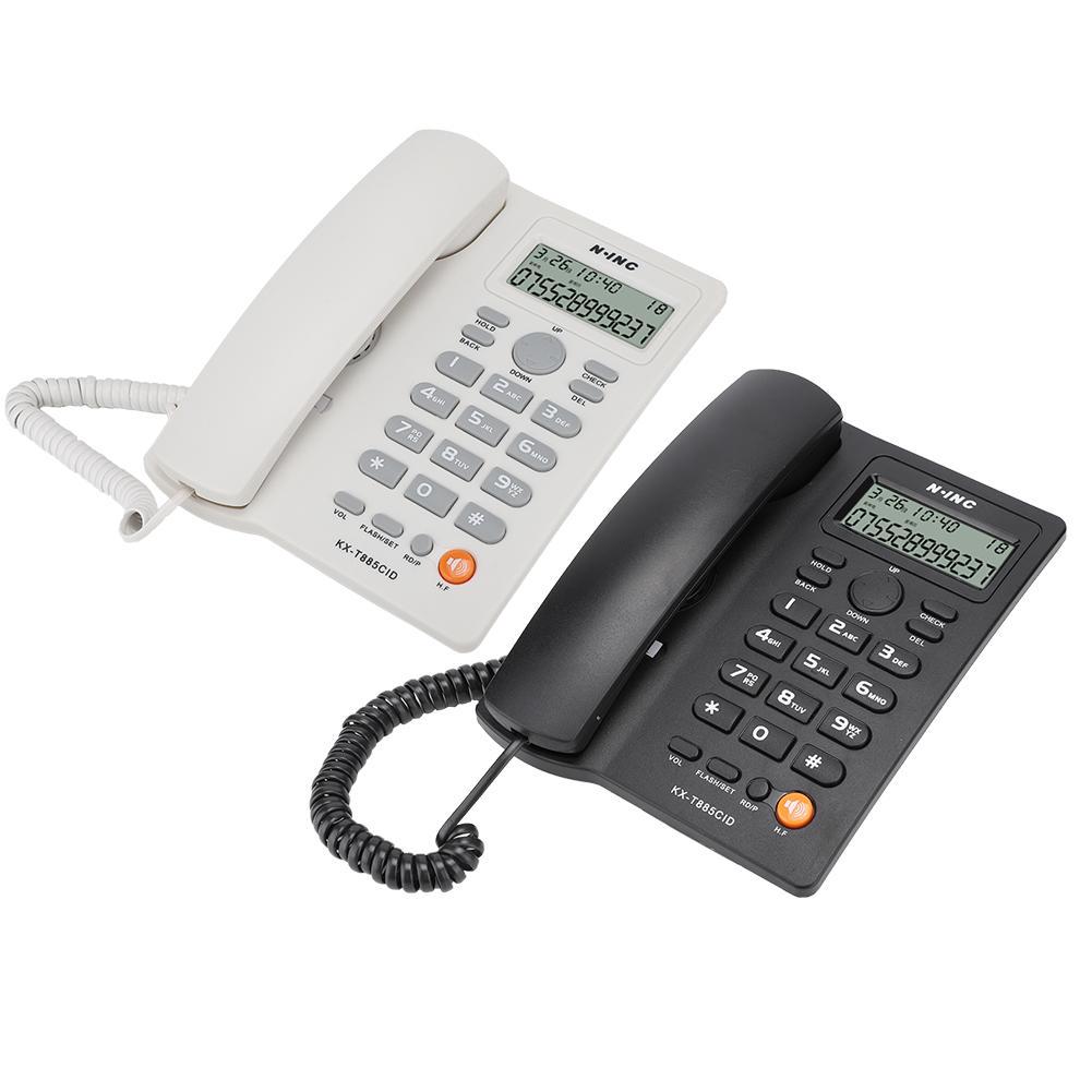 Huida identificador de llamadas teléfono manos libres llamadas en casa oficina Hotel teléfono fijo inglés