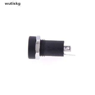 wutiskg - conector de audio de 3,5 mm, 3 polos, color negro, estéreo, soporte con tuercas cl