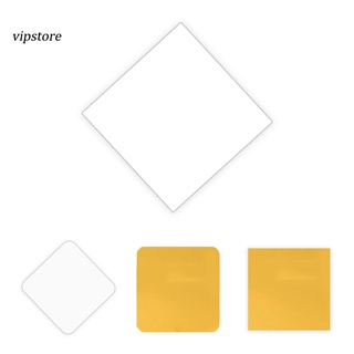 [Vip] Adhesivo de espejo ligero extraíble cuadrado decorativo para el hogar (9)