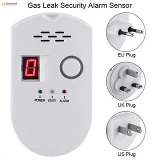 [vic] detector de fugas de gas de carbón lpg de alta sensibilidad con sensor de alarma