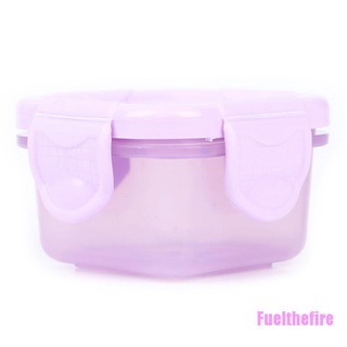 Fuelthefire 5pcs 60ml portátil bebé almacenamiento de alimentos congelador contenedores caja de mermelada casa caja de almacenamiento (3)