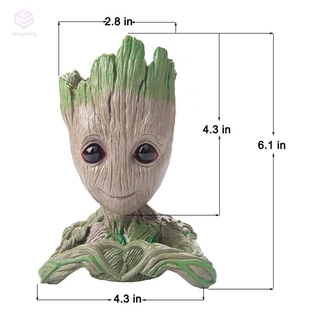 Maceta Treeman maceta maceta guardianes de la galaxia Treeman Groot árbol monstruos figura (5)