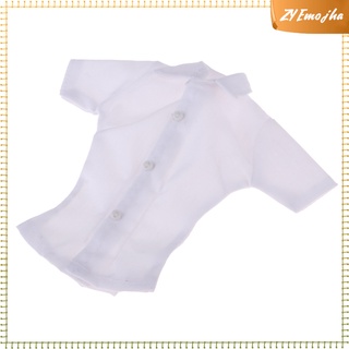 1/6 blanco camisa de manga corta para 12" phicen tbl figura femenina