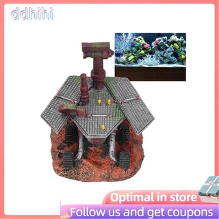 Ddhihi resina tanque de peces decoración acuario exploración Rovers decoraciones adorno Artificial