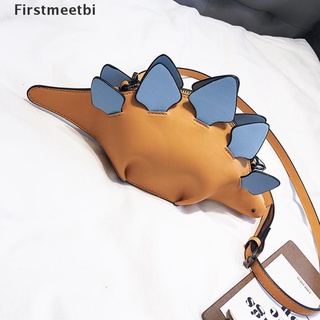 [firstmeetbi] dinosaurio bolso de hombro bolsos bolso crossbody animal bolso de embrague de cuero caliente