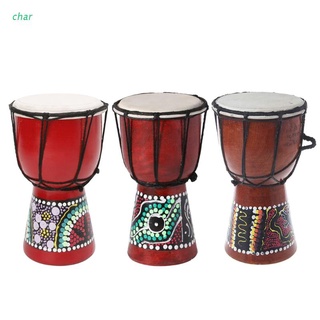 Char instrumento Musical profesional africano de 4 pulgadas para tambor Bongo madera buen sonido